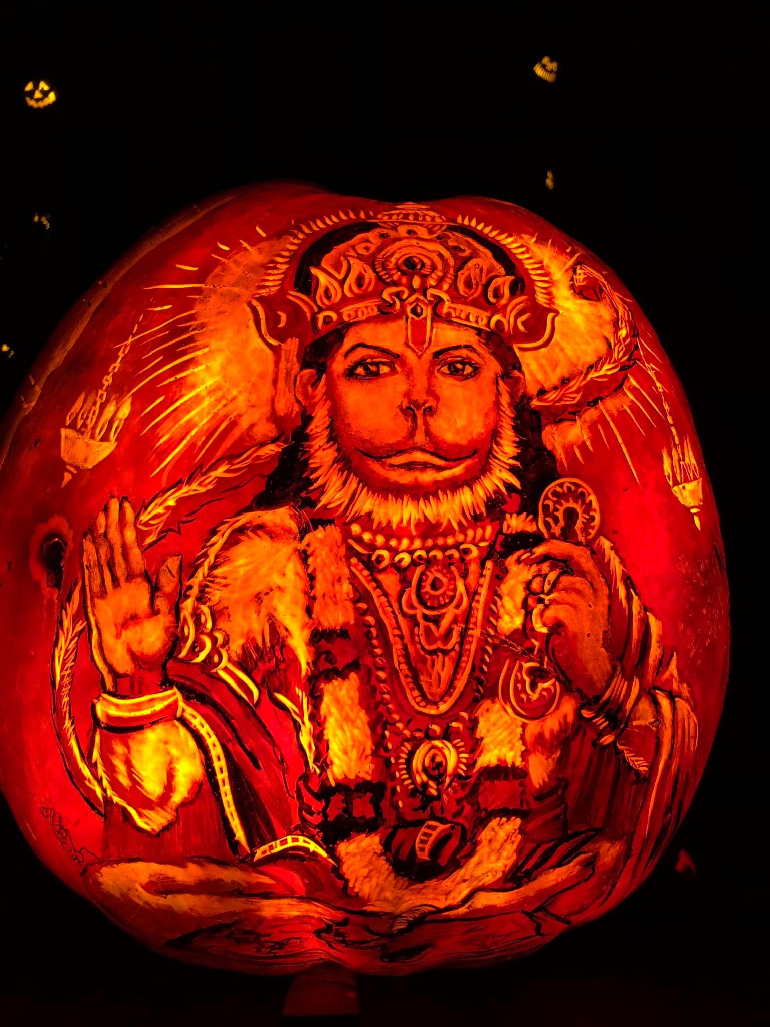 Hanuman Jack-o-Lantern Credit: Charles Wandag
