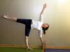 Bobby Clennell in Ardha Chandrasana at Studio Bamboo Institute of Yoga 2010